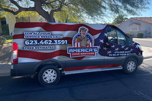 Americas Home Services Van